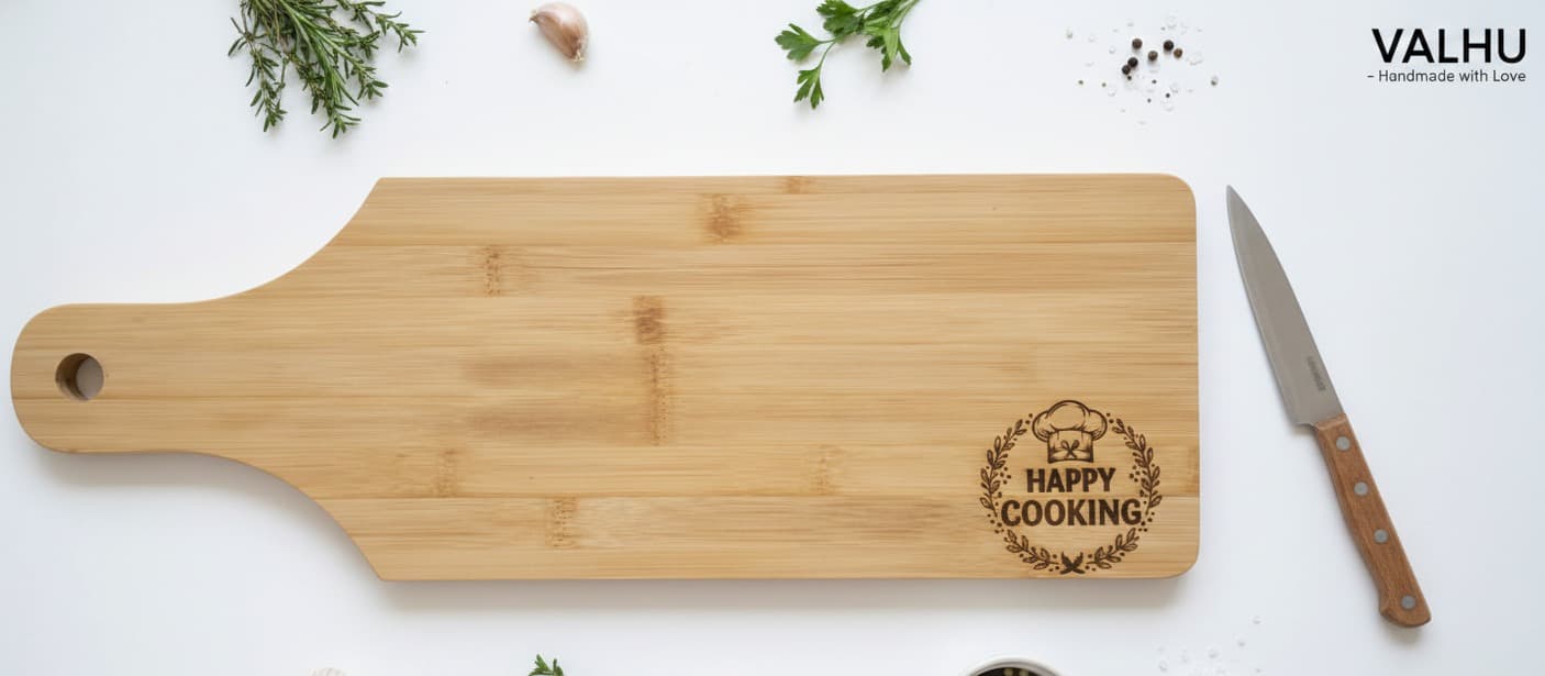 Personalized engraved cutting board